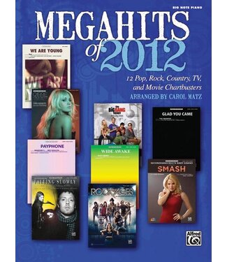 Alfred Megahits of 2012 Big Note Piano Songbook