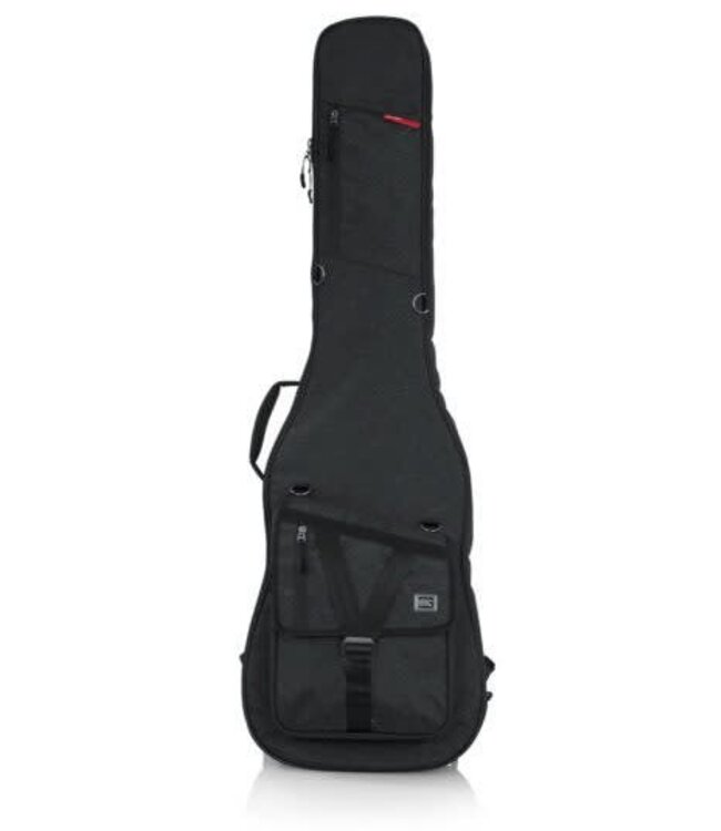 Gator Transit Series Bass Guitar Gig Bag, Black Exterior