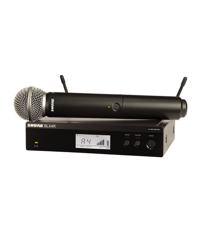 Shure BLX24R Rack Mountable Wireless System, with SM58 Microphone