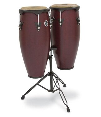 LP LP City Series Conga Set with Stand, Dark Wood