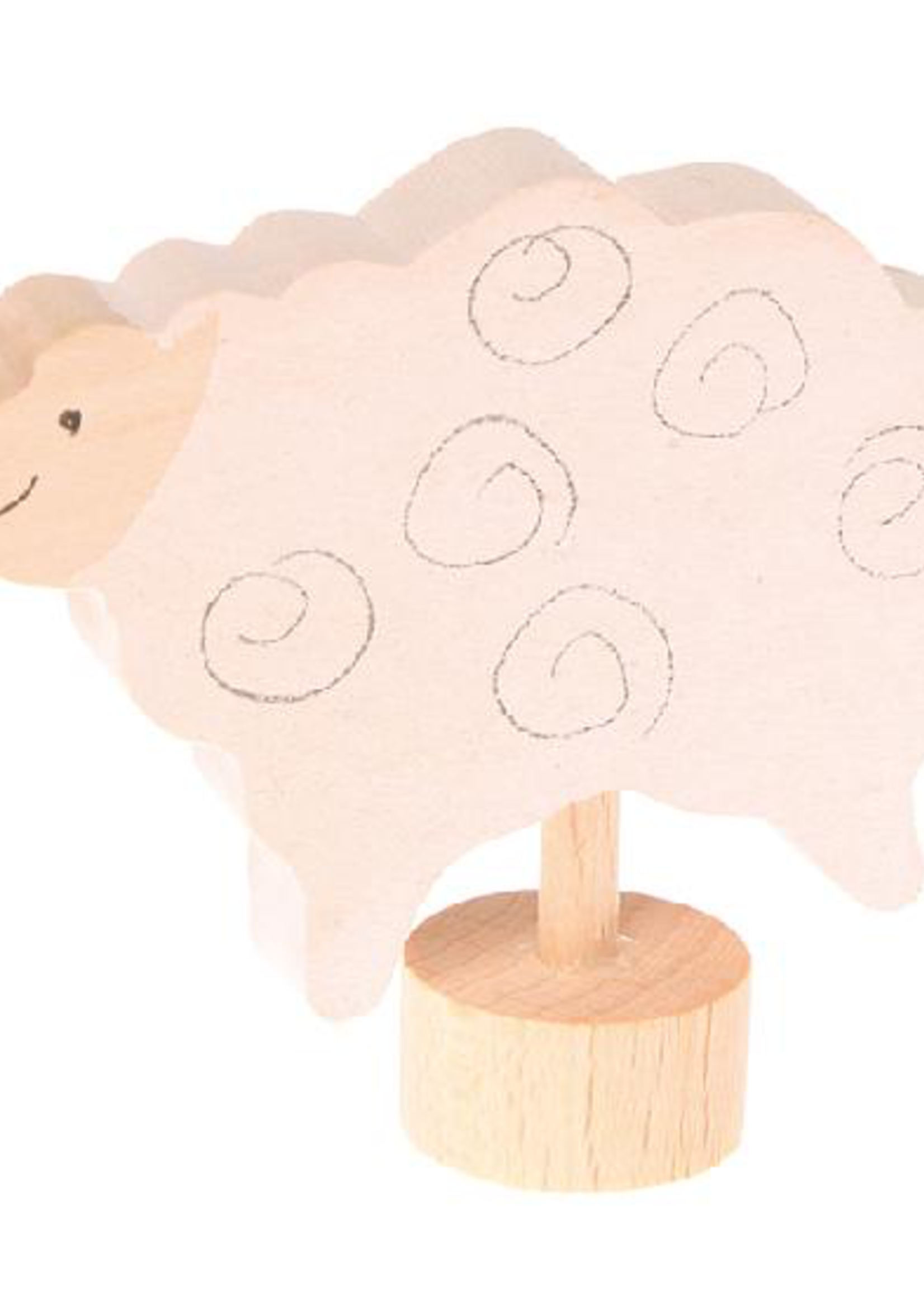 Grimm's Deco Standing Sheep white