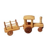 Debresk Debresk wooden toy - tractor with cart LARGE