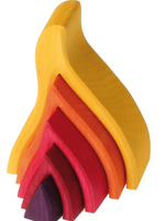 Grimm's Small Fire, Yellow-Red 5 Pcs.