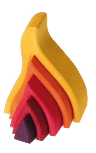 Grimm's Small Fire, Yellow-Red 5 Pcs.