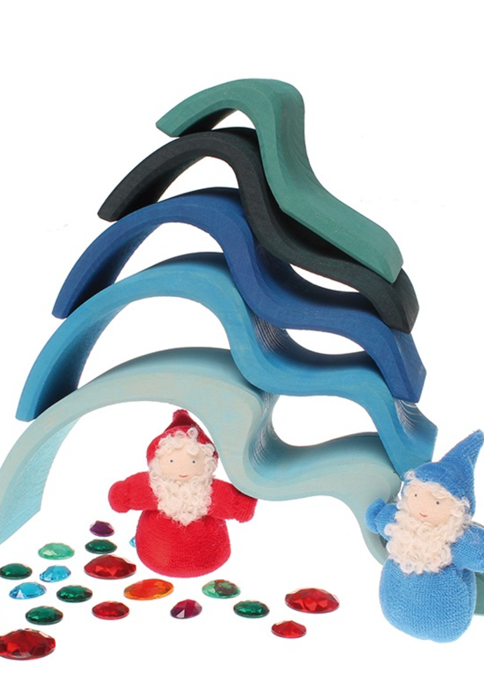 Grimm's Water Waves, Blue 6 Pcs.