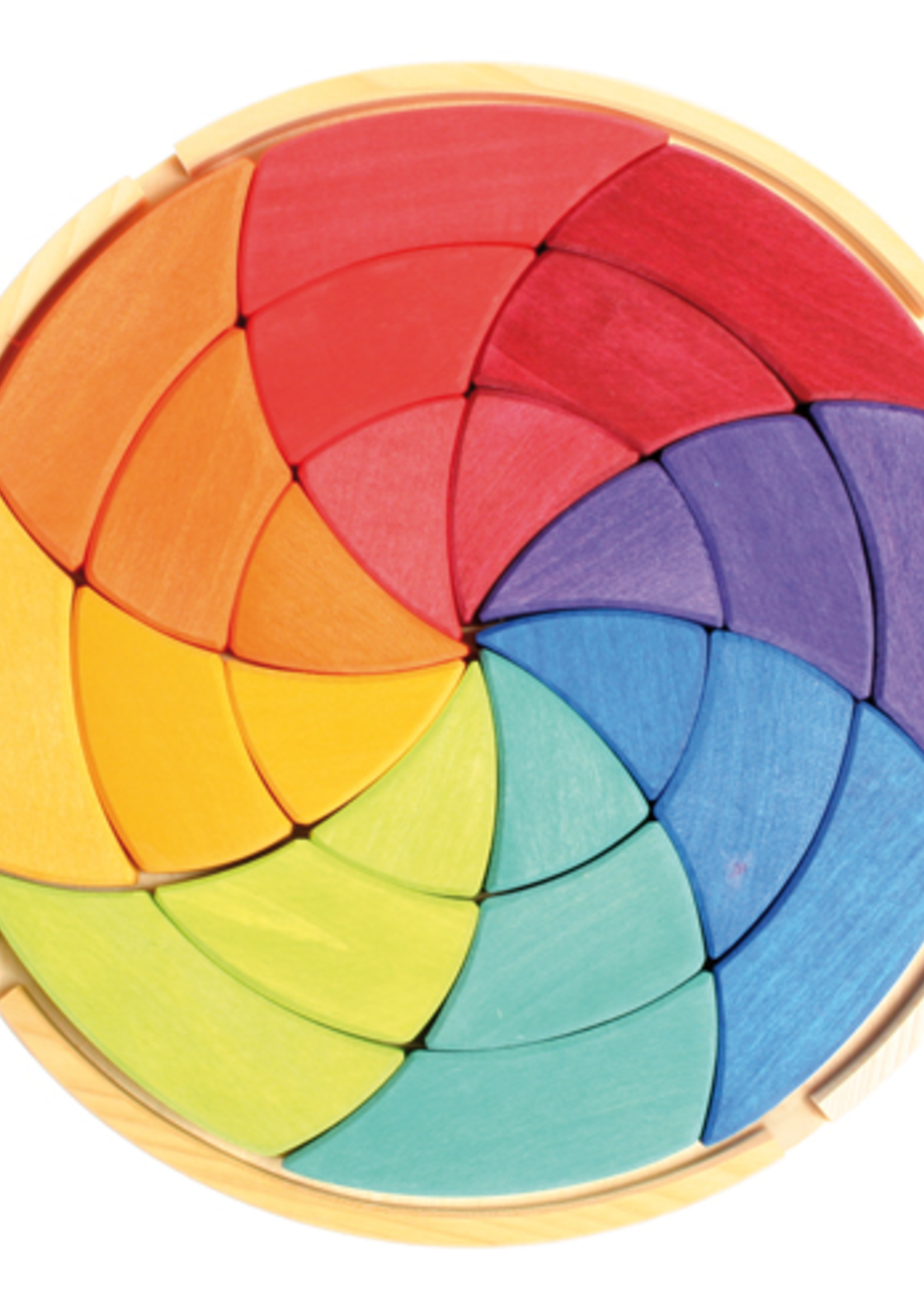 Grimm's Large Mandala Puzzle Goethe's Colour Circle 24 Pcs.
