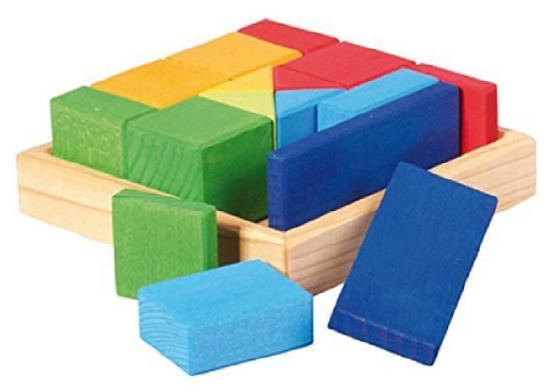 Gluckskafer Construction kit: Quadrat mixed shapes