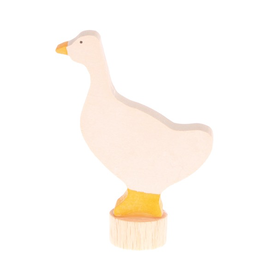 Grimm's Deco Goose, White