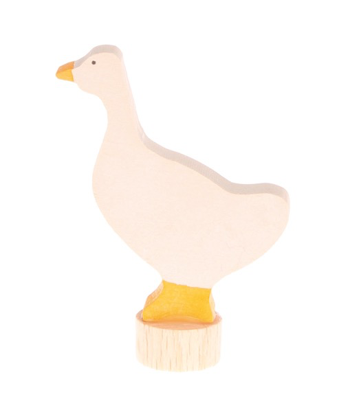Grimm's Deco Goose, White