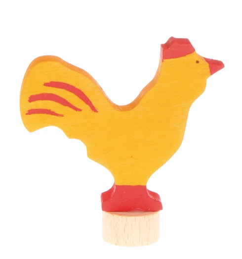 Grimm's Deco Rooster, Yellow