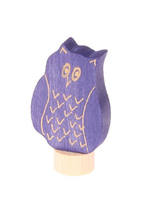 Grimm's Deco Eagle Owl, blue