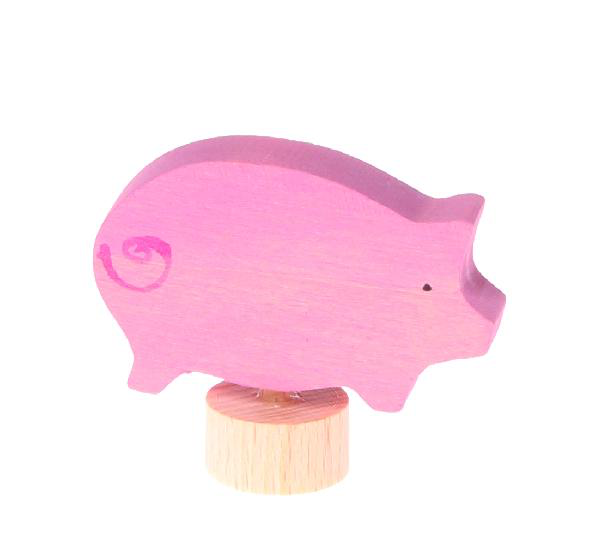 Grimm's Deco Pig, Pink