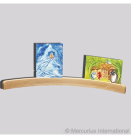 Mercurius Wooden cardholder curved large 50cm