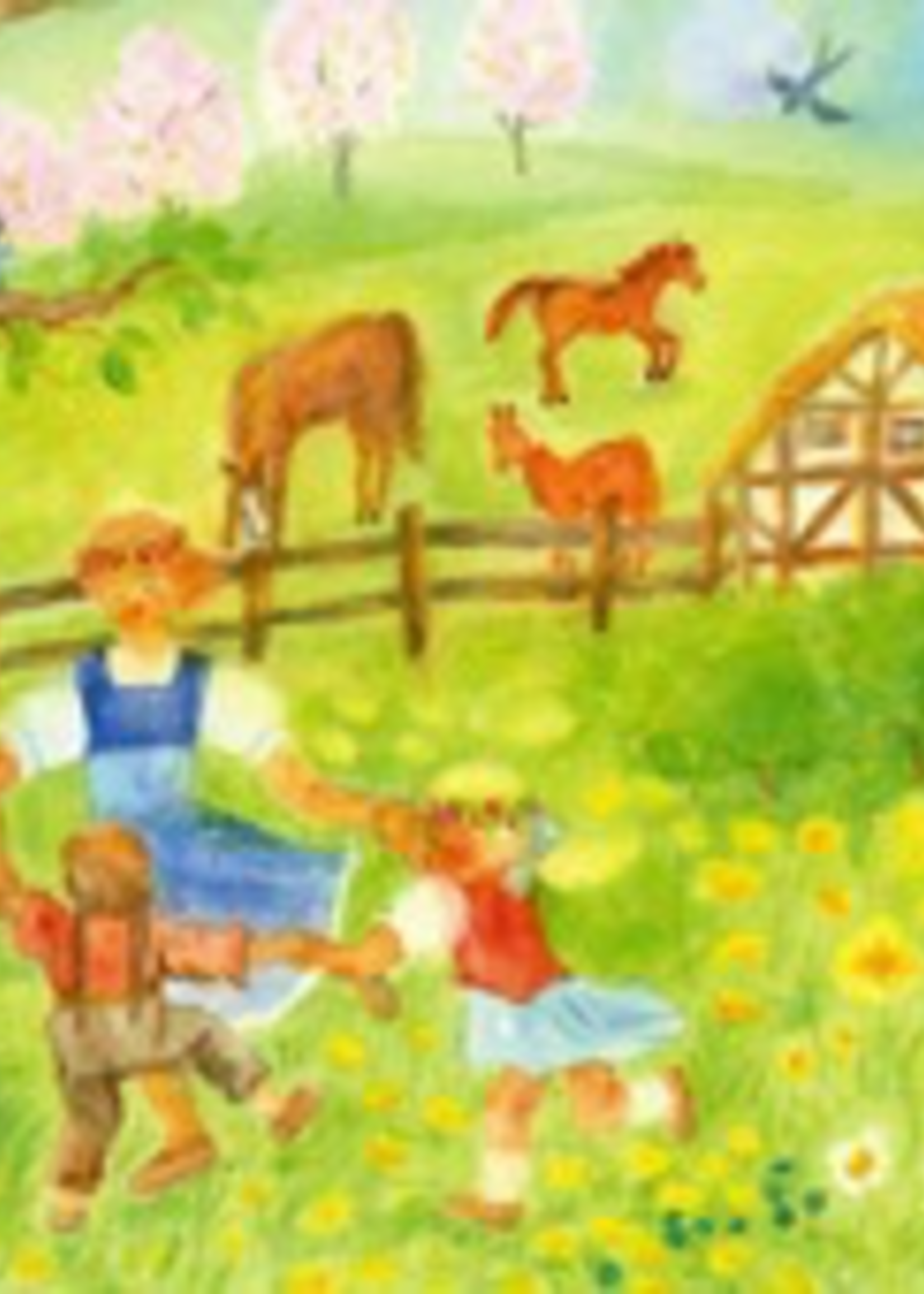 Wynstones Press Postcard set of 5 Through the Seasons by Dorothea Schmidt