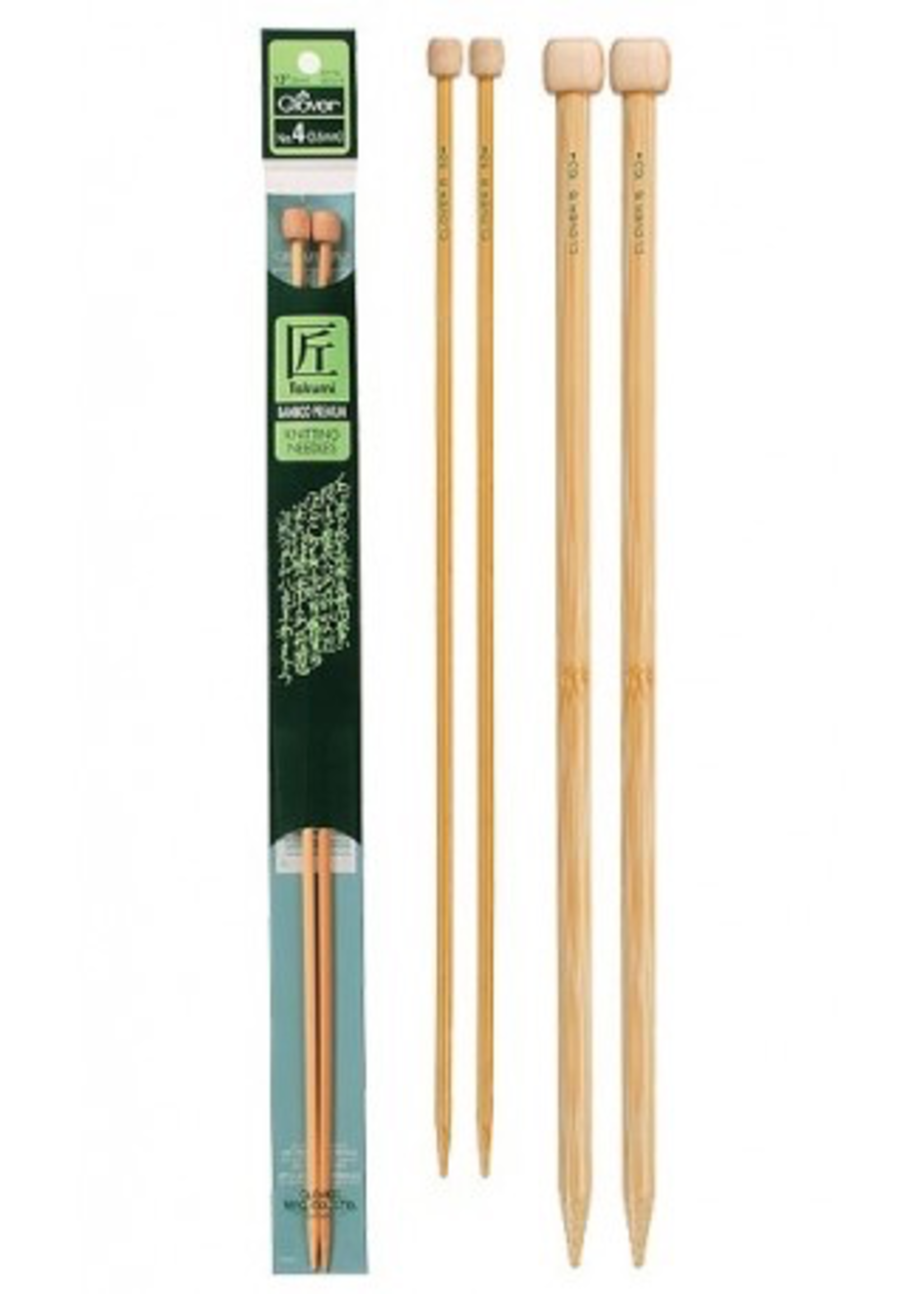 Clover CLOVER Takumi Bamboo Single Point 33cm (13in) Knitting Needles