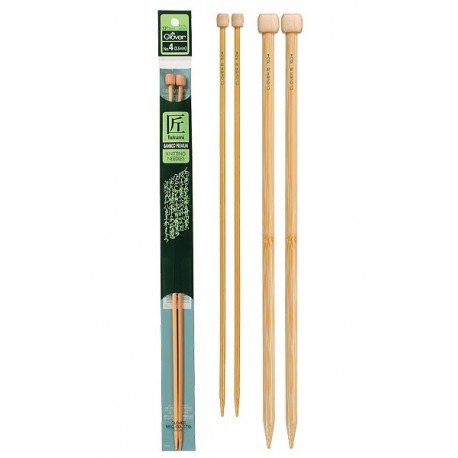 Clover CLOVER Takumi Bamboo Single Point 33cm (13in) Knitting Needles