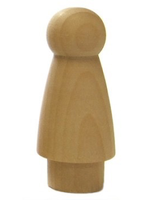 Stockade Supply Wood Peg for Birthday Ring 2"