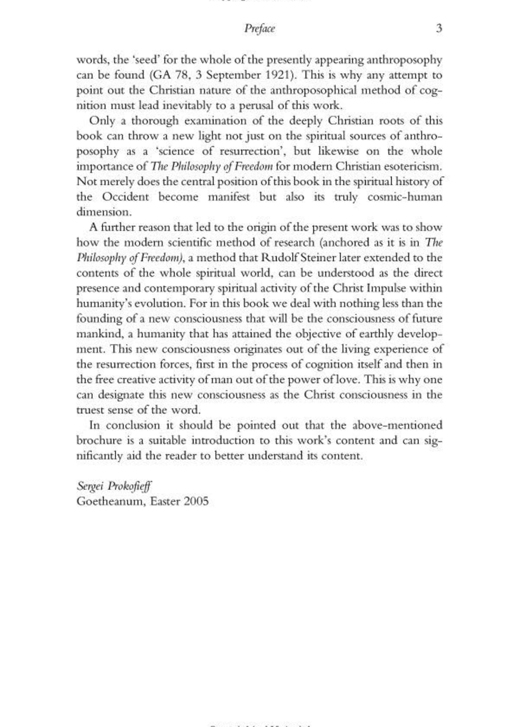 Temple Lodge Press Anthroposophy and the Philosophy of Freedom: Anthroposophy and Its Method of Cognition