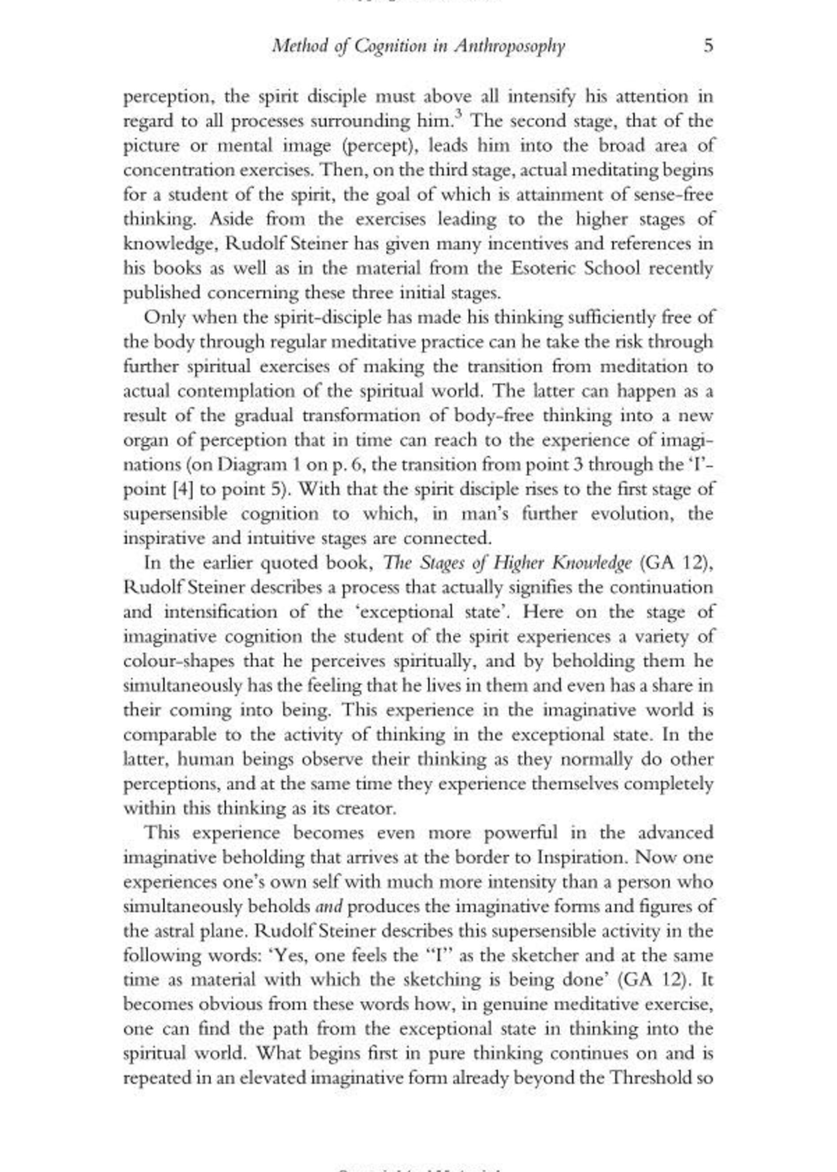 Temple Lodge Press Anthroposophy and the Philosophy of Freedom: Anthroposophy and Its Method of Cognition