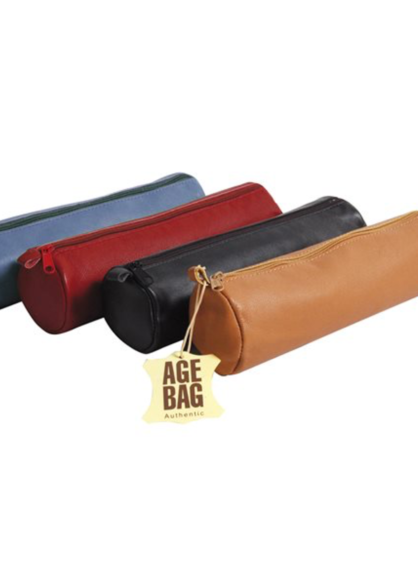 Lamarche Round leather pencil case