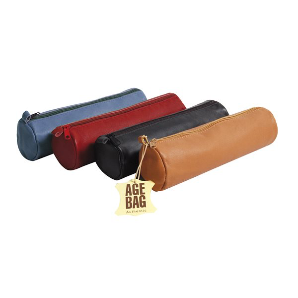 Lamarche Round leather pencil case