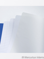 Mercurius Main lesson book 2xlined/blank/onion - blu- med 8.25” x 9.25” (21x25cm)