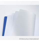 Mercurius Main lesson book 2xlined/blank/onion - blu- med 8.25” x 9.25” (21x25cm)