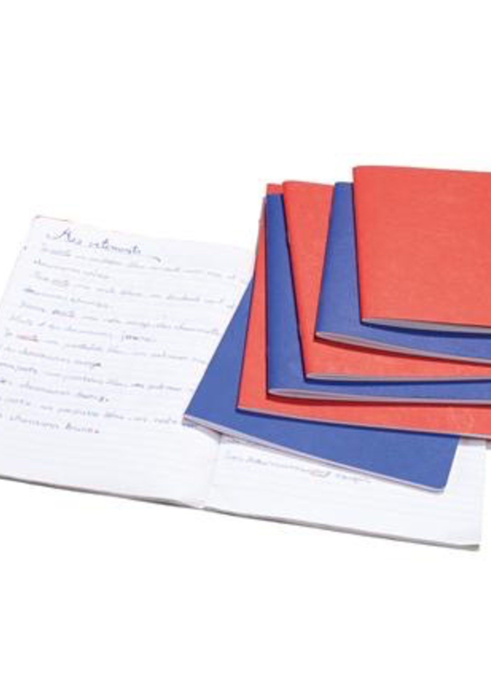 Mercurius Main lesson book 2xlined/blank/onion - blu- med 8.25” x 9.25” (21x25cm)