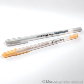 Mercurius Gelly roller ball pen 0.3mm- gold