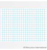 Mercurius Composition book 21x30cm - graph 5mm blue cover