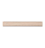 Mercurius Wooden ruler 30cm / 12 inch from FSC