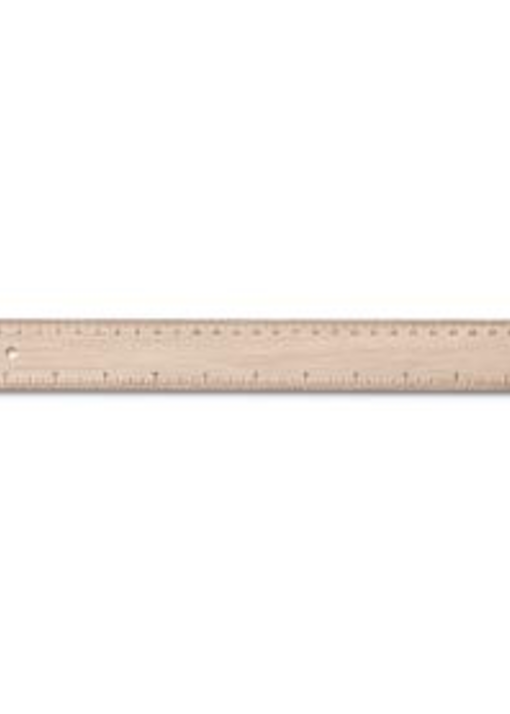 Mercurius Wooden ruler 30cm / 12 inch from FSC