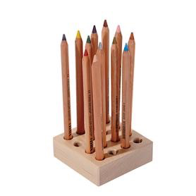 Mercurius Wooden pencil holder to fit 16 coloured giants