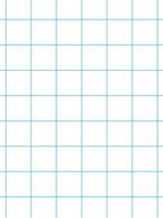 Mercurius Exercise book small 16x21cm with large graph 10x10mm  (blue only)