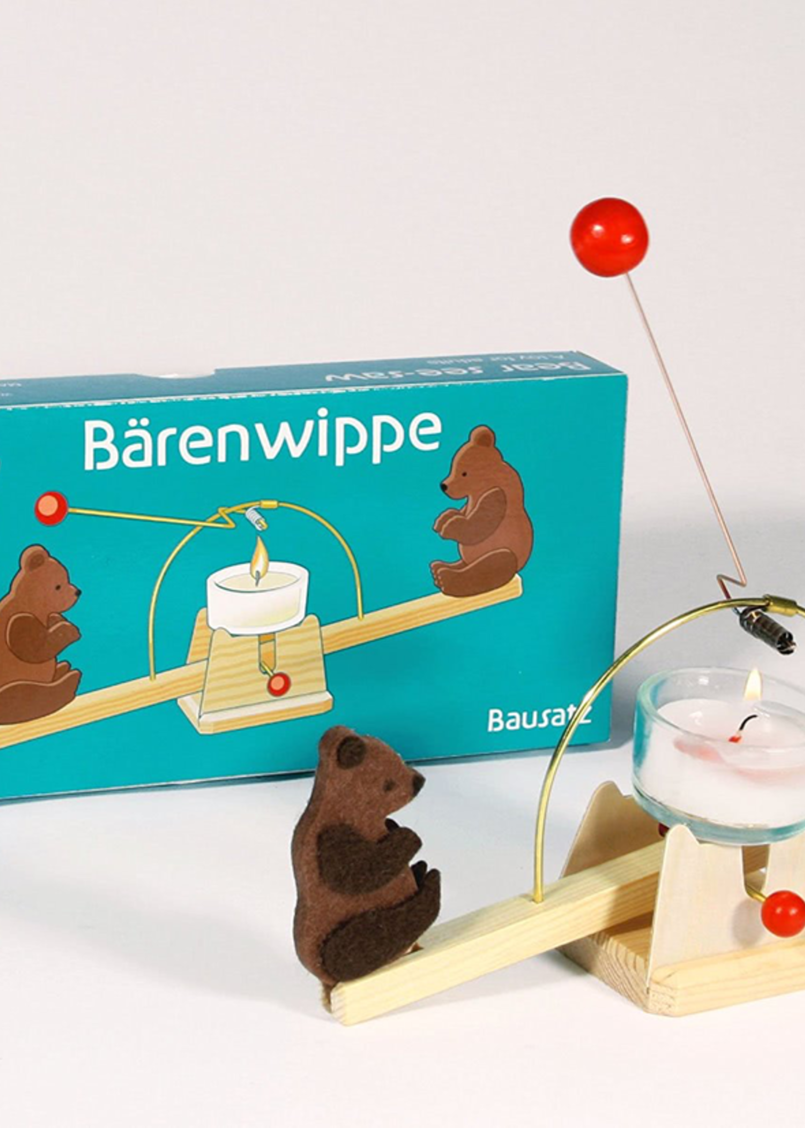 Kraul Candle See-Saw kit with bears