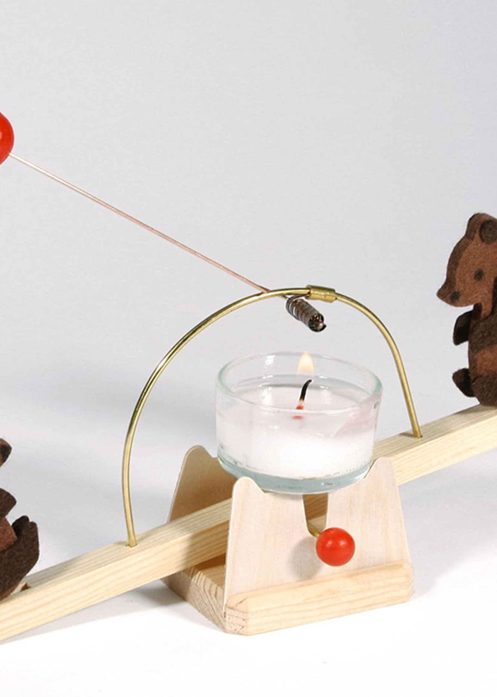 Kraul Candle See-Saw kit with bears