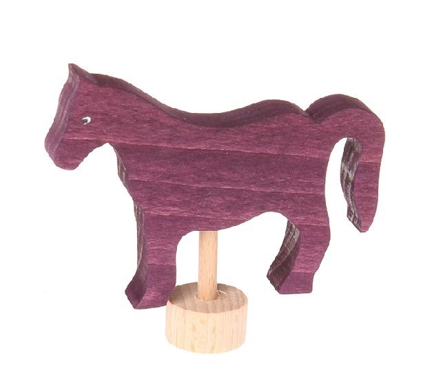 Grimm's Deco Horse Red (violet)