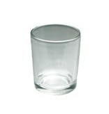 Honey Candles Votive Cup, clear glass