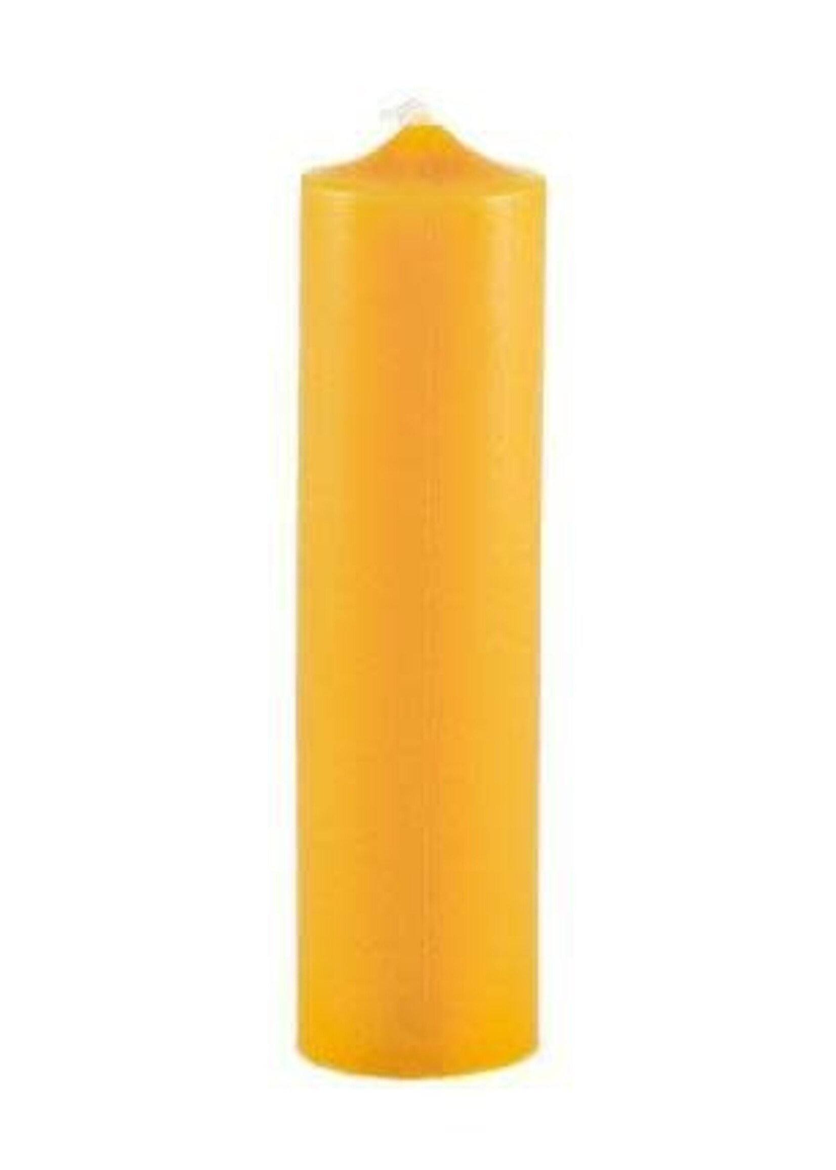 Honey Candles 6 Inch Natural Column Beeswax Candle