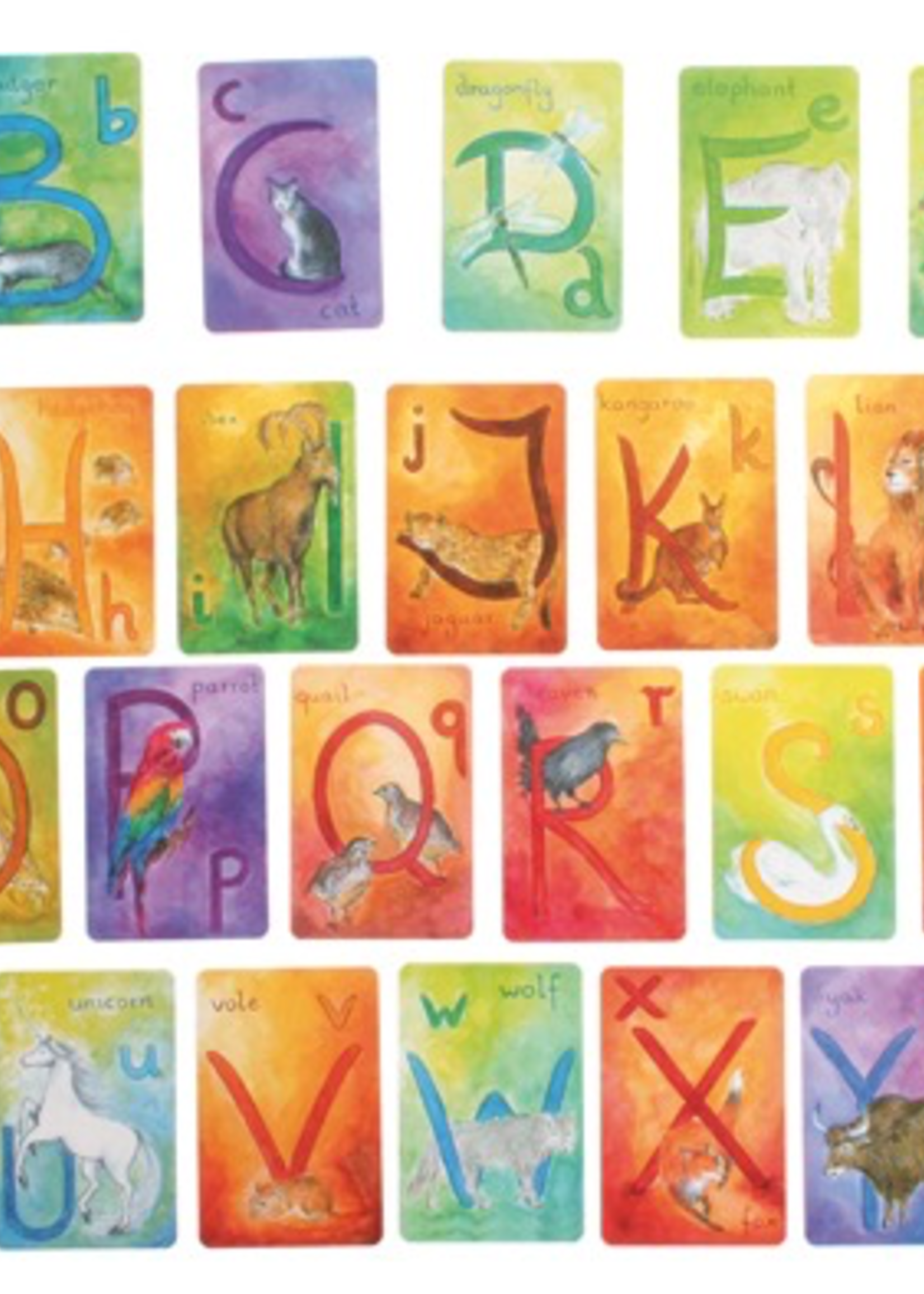 Grimm's The Alphabet Letter Cards (48 pcs. English)