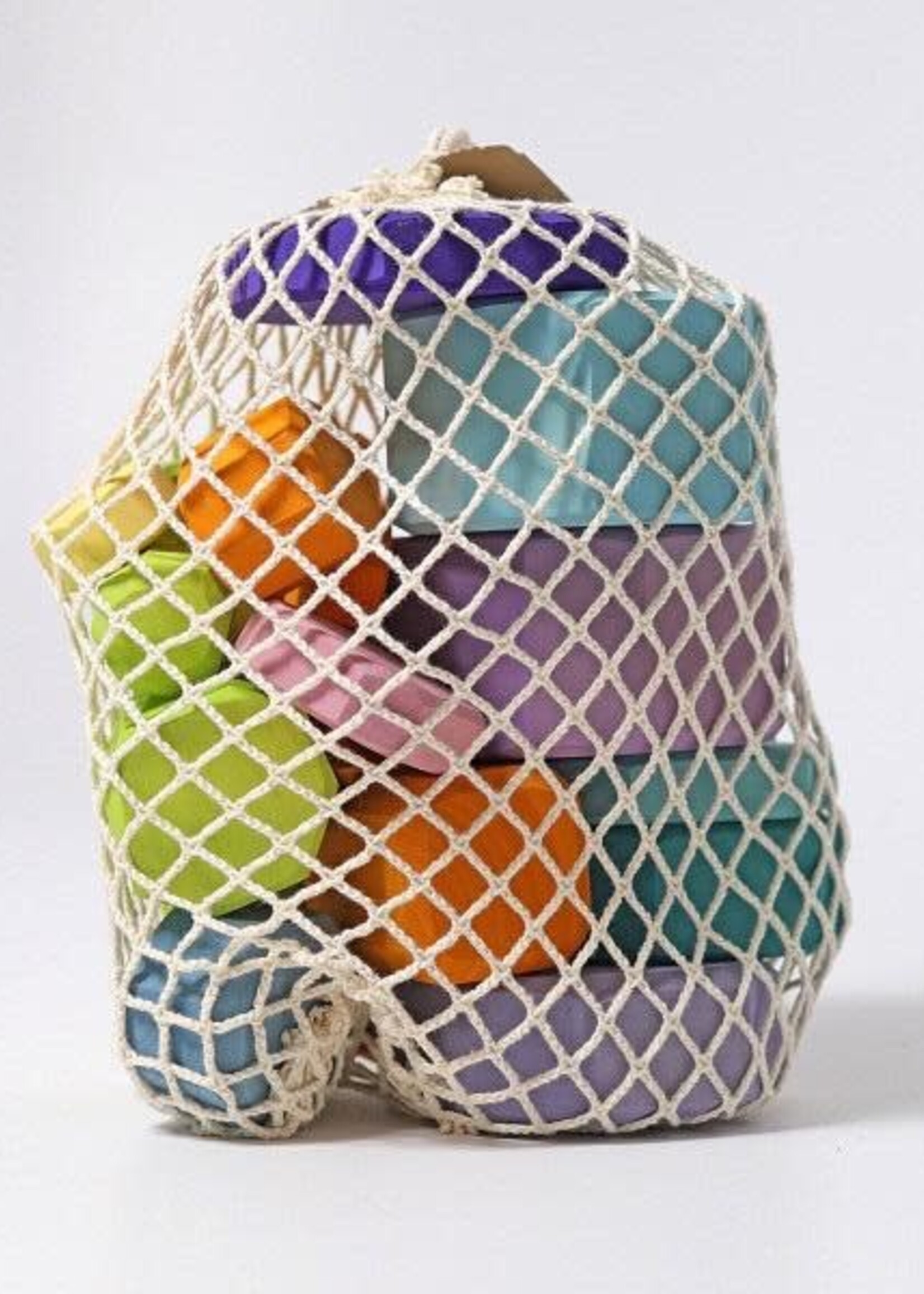 Grimm's Building blocks chunky pastel tree slices 16 pcs