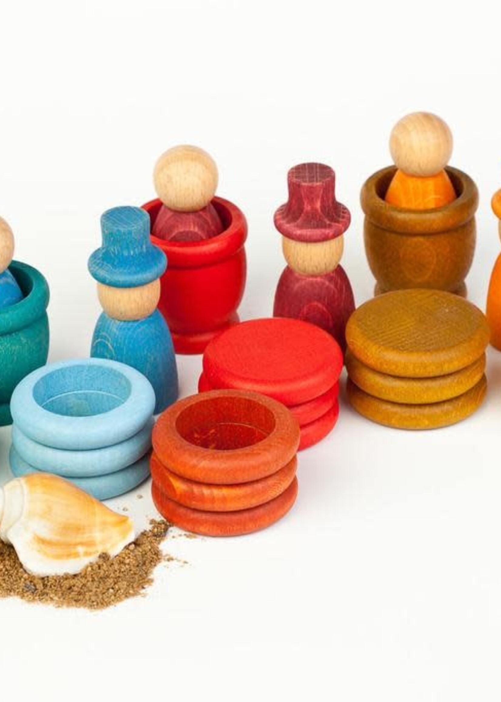 Grapat Wood Summer Nins, Mates, Rings and Coins