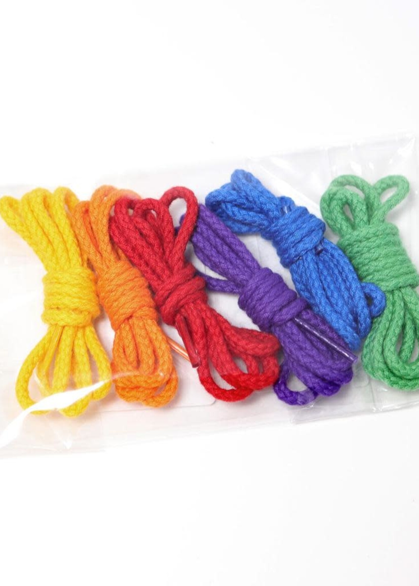 Grimm's Rainbow Cords for Threading Beads 6 pcs