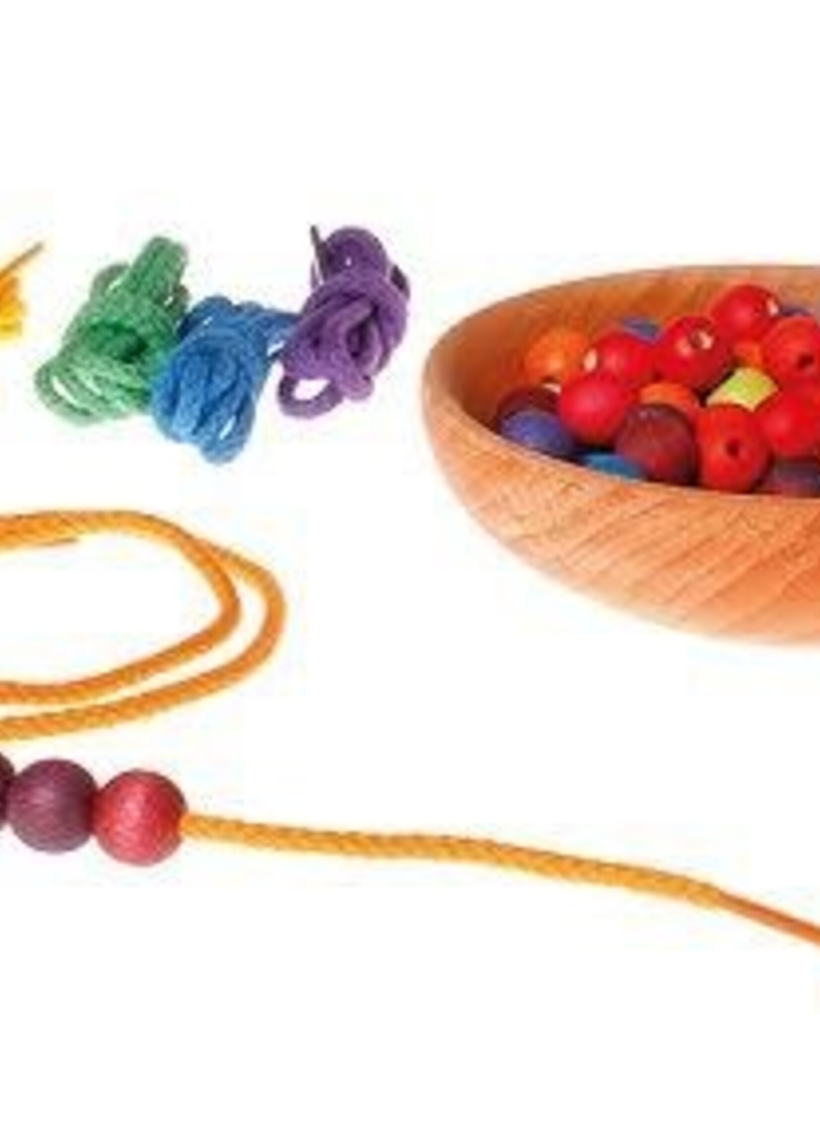 Grimm's Rainbow Cords for Threading Beads 6 pcs