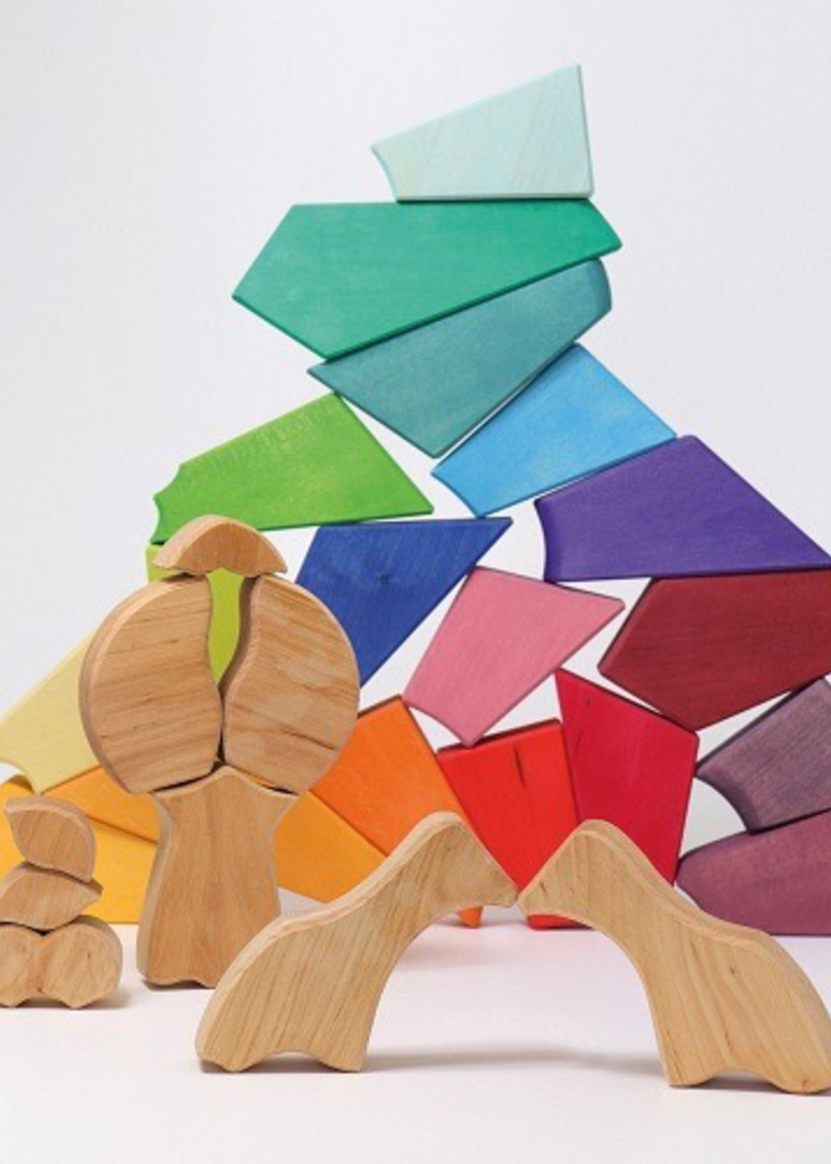 Grimm's Building Set - Rainbow Lion 27 pcs