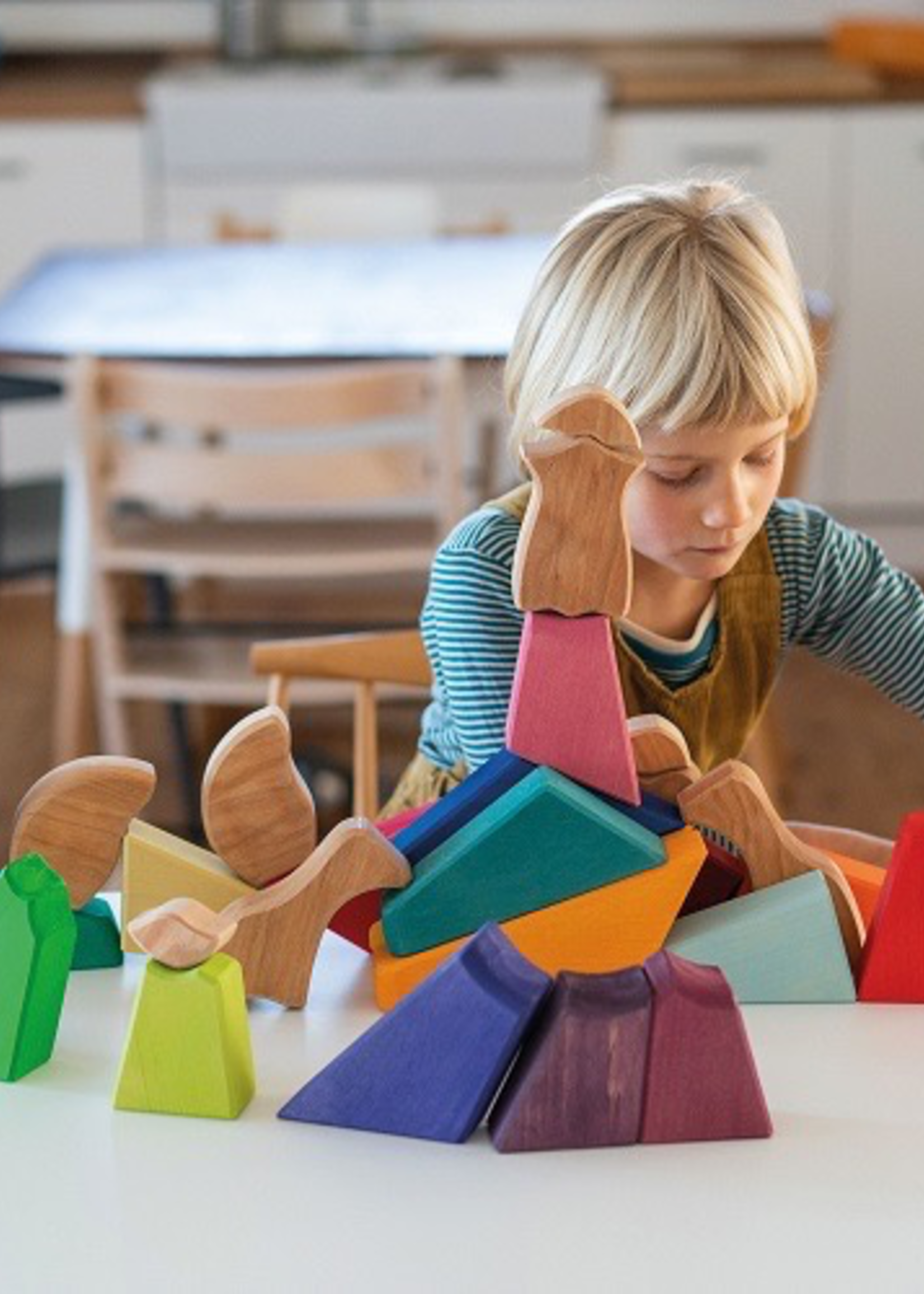 Grimm's Building Set - Rainbow Lion 27 pcs