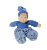 Nanchen Nanchen Mopschen doll small , blue -28 cm (11 inch)