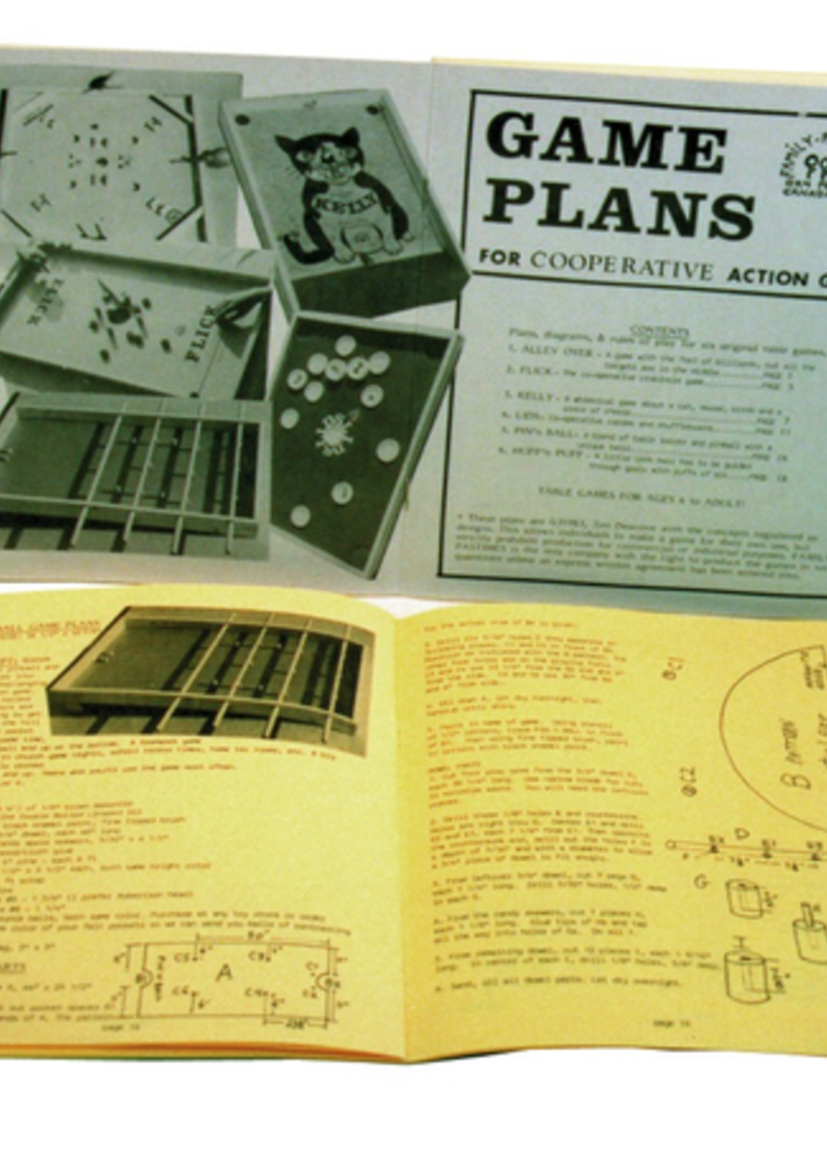 Family Pastimes Action Game Plans