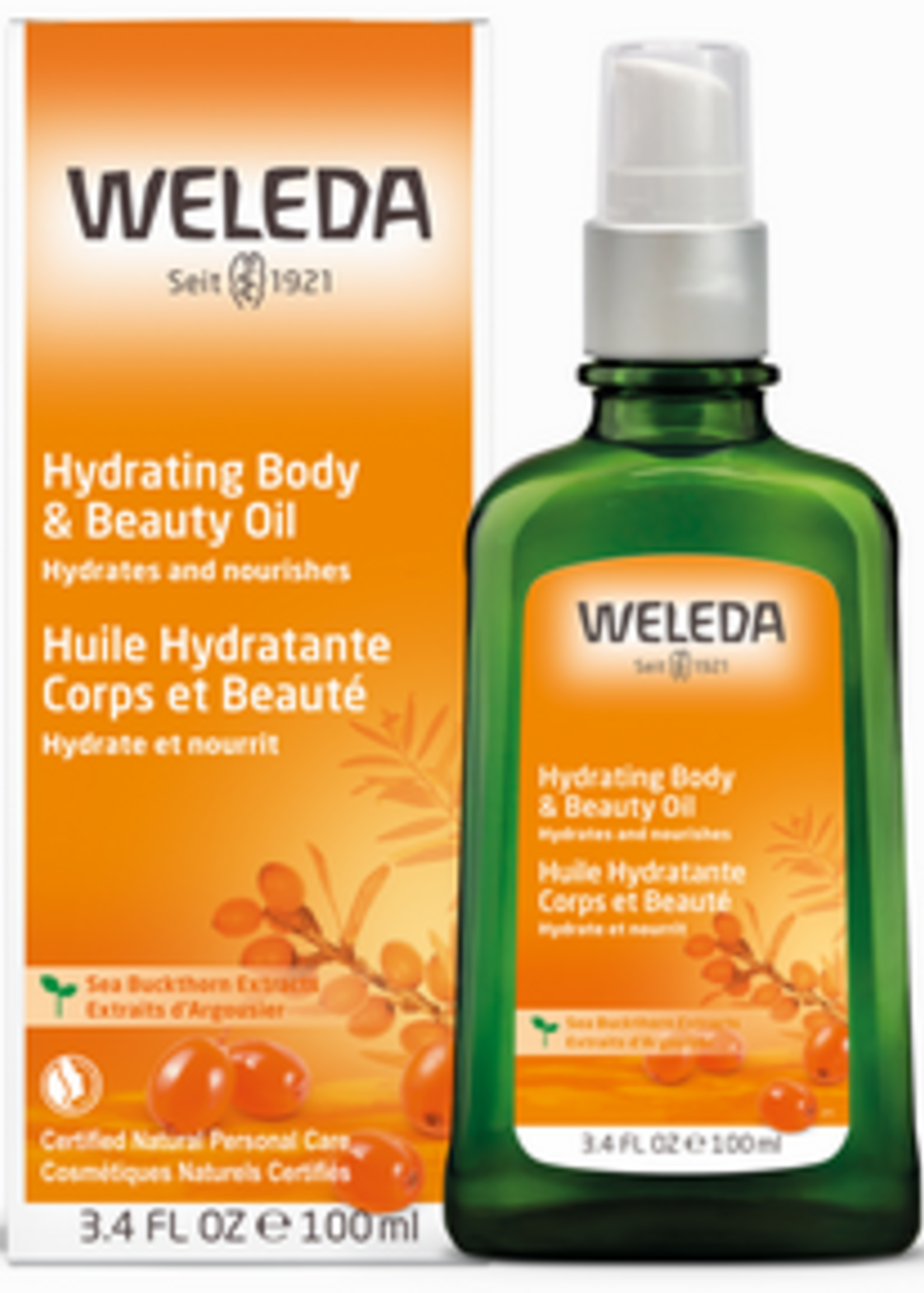 Weleda Body Oils - Hydrating Sea Buckthorn Body Oil