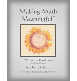 Jamie York Press Making Math Meaningful: A 9th Grade Workbook Teacher's Edition
